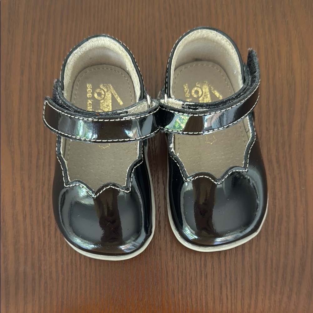 See Kai Run Black Patent Dress Shoes